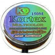Фото kortex multycolor d-0,60 мм, l-150 м,  разноцветная, разрывная нагрузка 16,50 кг (6 шт/упак)